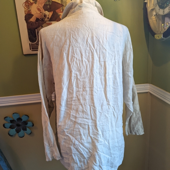 Vintage Basement USA linen top - Picture 6 of 8